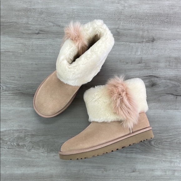 🍁UGG🍁 CLASSIC Arroyo MINI WISP BOOTS BLUSH COLOR